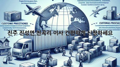 진주 진성면 천곡리 이사, 간편하게 신청하세요!